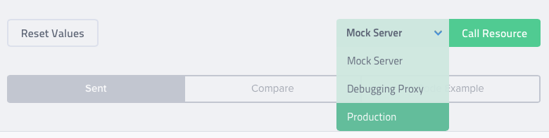 Production proxy on Apiary.io